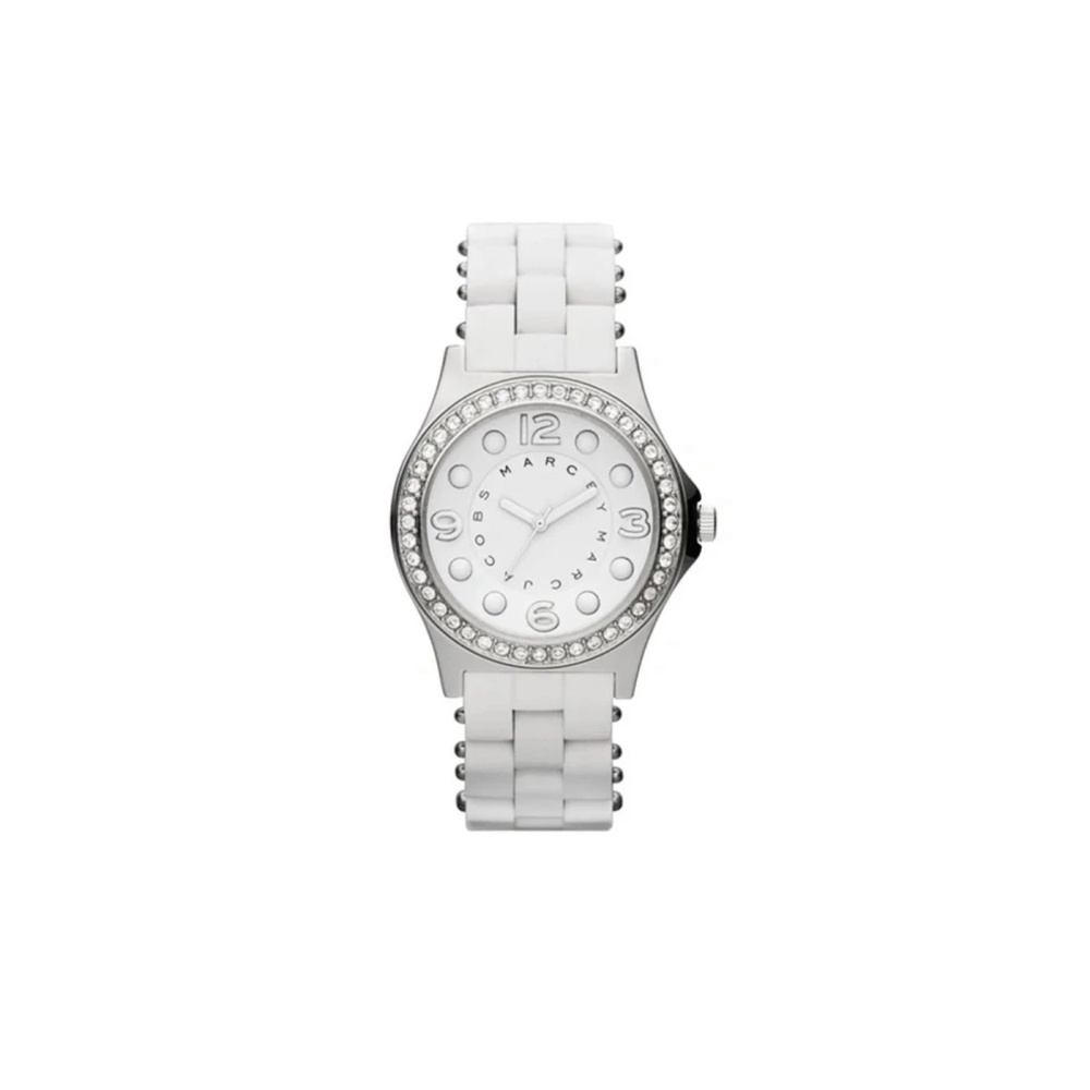 Marc-Jacobs Jelly White Watch MBM25355